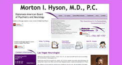 Desktop Screenshot of mortonhysonmd.com