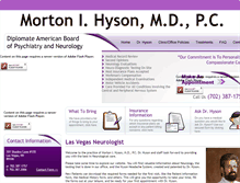 Tablet Screenshot of mortonhysonmd.com